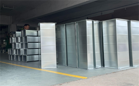 湖北通風管道加工廠談風管的加工工藝和共板風管：