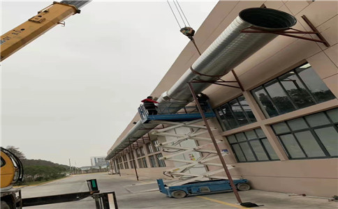 武漢通風管道（dào）安（ān）裝施工的準備工作：